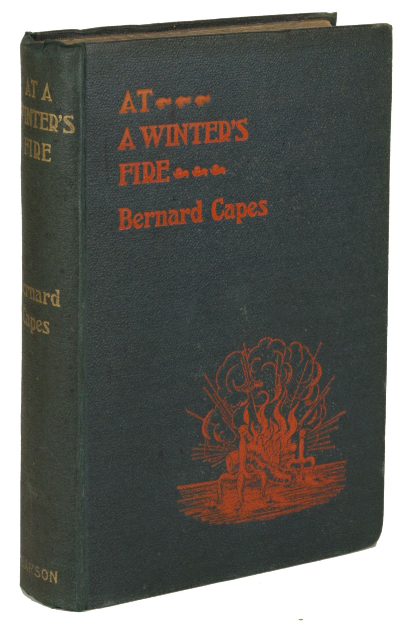 AT A WINTER'S FIRE | Bernard Capes, Edward Joseph | First edition