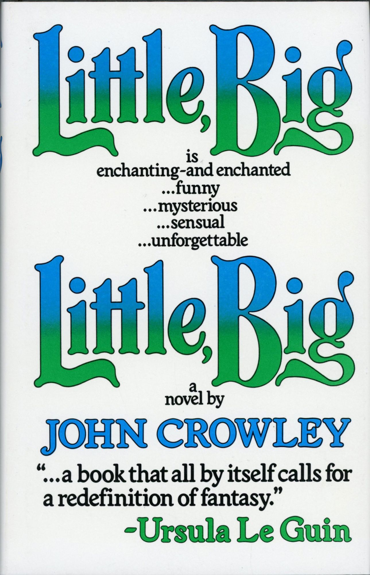 The Little Big Club - Volume One(中古品) LITTLE, BIG | John Crowley | First British and first hardcover edition