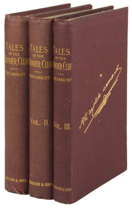 #171847) TALES OF THE WONDER CLUB. Dryasdust, pseudonym