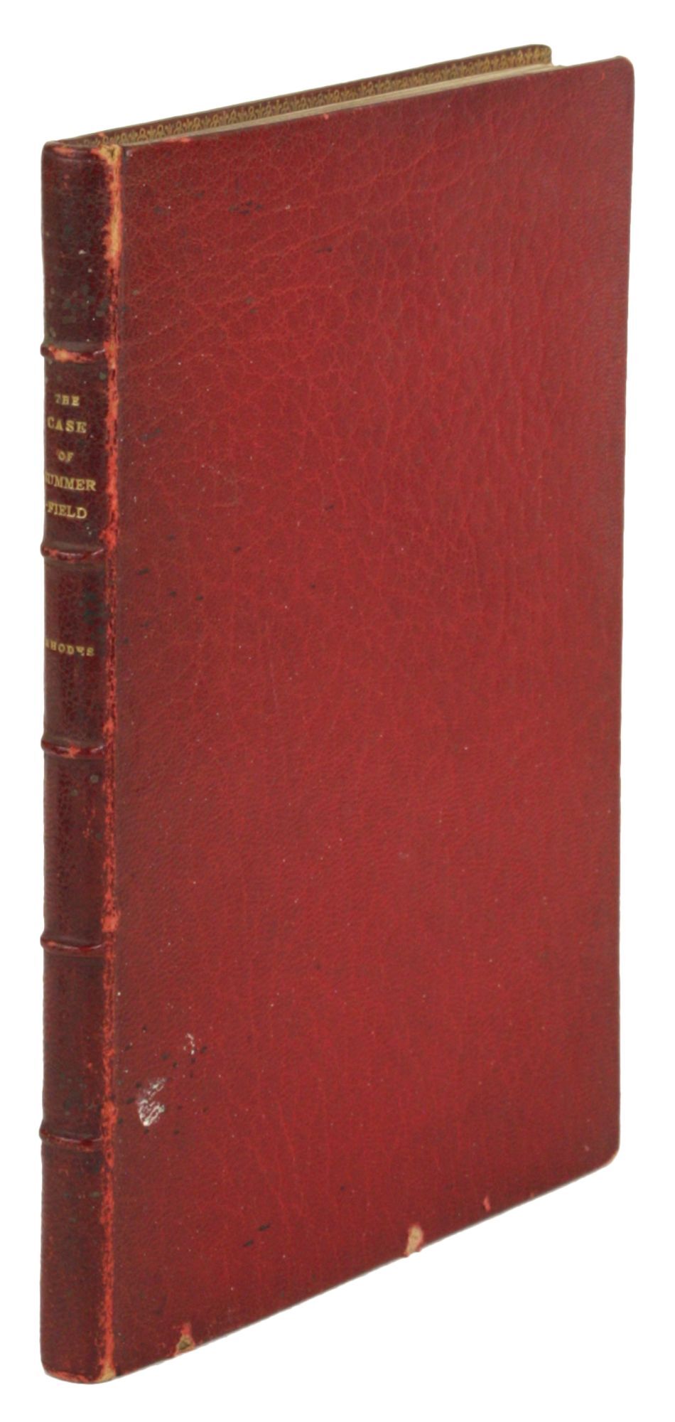 THE CASE OF SUMMERFIELD ... With an Introduction by Geraldine Bonner ...