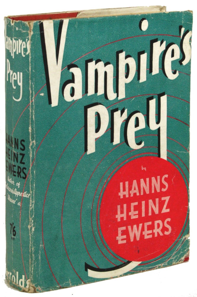 (#172117) VAMPIRE'S PREY. Hanns Heinz Ewers.