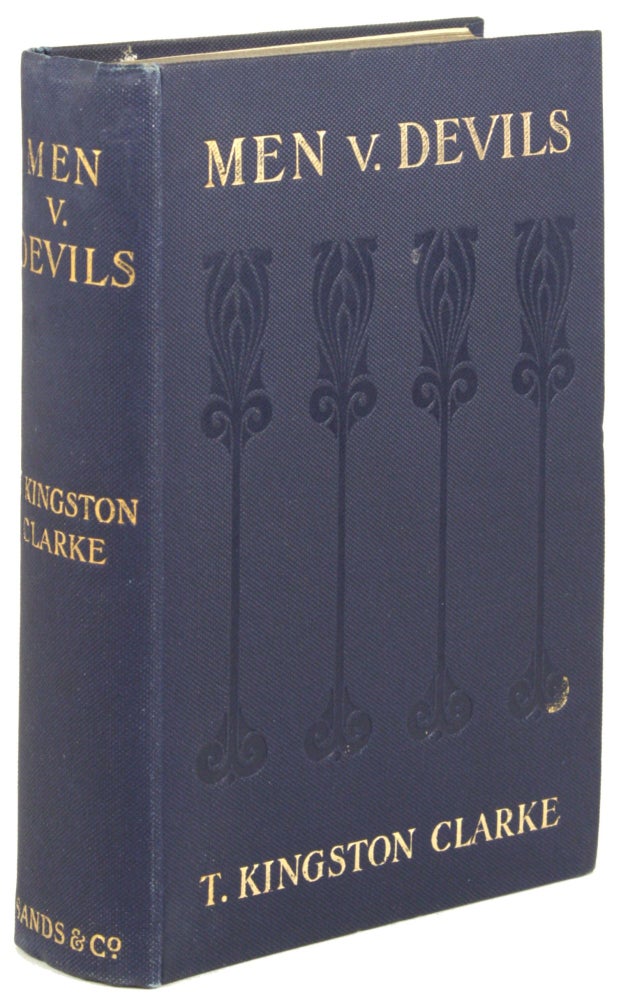 (#172205) MEN V. DEVILS ... With Eight Illustrations by John Hassall. T. Kingston Clarke.