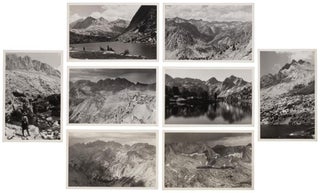 #172638) [High Sierra] EIGHT PHOTOGRAPHS OF THE HIGH SIERRA, CIRCA 1930s. Gelatin silver prints....
