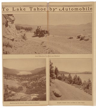 AUTOMOBILE ROUTE TO LAKE TAHOE [cover title].