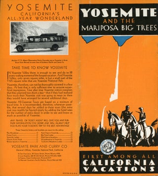 #172647) Yosemite and the Mariposa Big Trees[.] First among all California vacations [cover...