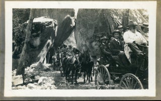 #172677) [Yosemite Valley] Arch Rock, Yosemite Railroad. No. 360 [caption title]. ARTHUR CLARENCE...