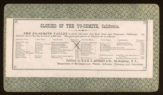[Yosemite Valley; Cosmopolitan Bathhouse & Saloon] "Smith's Cosmopolitan Hotel [sic]." Glories of the Yosemite Valley, no. 190. Stereo albumen print.