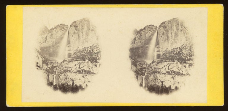 (#172894) [Yosemite Valley] "The Yo-Semite Fall, 2500 feet high." California, no. 3. Stereo albumen print. E. ANTHONY, publisher.