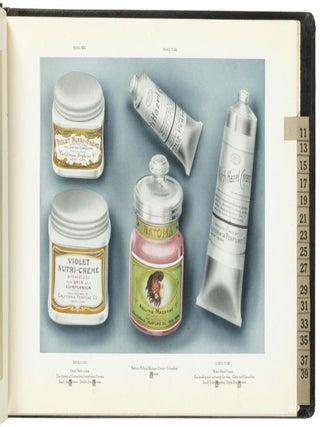 CALIFORNIA PERFUME COMPANY COLOR PLATE CATALOG OF PERFUMES, TOILET WATERS, SACHET POWDERS, COMPLEXION CREAMS, TALCUM POWDERS, TOILET PREPARATIONS, SOAPS AND SOAP PREPARATIONS, SHAVING SUPPLIES, HAIR TONICS AND SHAMPOOS, MANICURE SUPPLIES, DENTIFRICES, FLAVORING EXTRACTS. COLORINGS AND FOOD PRODUCTS, HOUSEHOLD SPECIALTIES, ATOMIZER BOXES, GIFT PACKAGES AND SETS. ISSUED ONLY TO REPRESENTATIVES OF THE COMPANY.