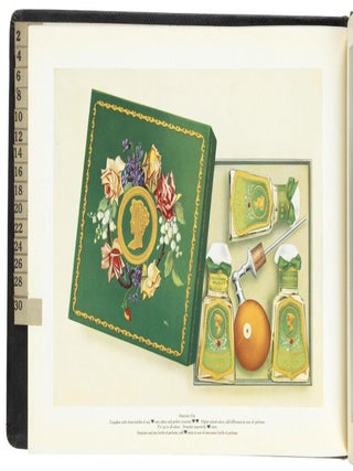 CALIFORNIA PERFUME COMPANY COLOR PLATE CATALOG OF PERFUMES, TOILET WATERS, SACHET POWDERS, COMPLEXION CREAMS, TALCUM POWDERS, TOILET PREPARATIONS, SOAPS AND SOAP PREPARATIONS, SHAVING SUPPLIES, HAIR TONICS AND SHAMPOOS, MANICURE SUPPLIES, DENTIFRICES, FLAVORING EXTRACTS. COLORINGS AND FOOD PRODUCTS, HOUSEHOLD SPECIALTIES, ATOMIZER BOXES, GIFT PACKAGES AND SETS. ISSUED ONLY TO REPRESENTATIVES OF THE COMPANY.