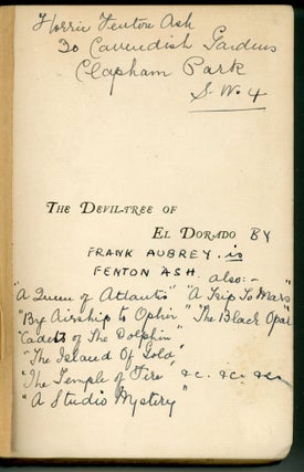 #172984) THE DEVIL-TREE OF EL DORADO: A ROMANCE OF BRITISH GUIANA ... Second Edition. Francis...