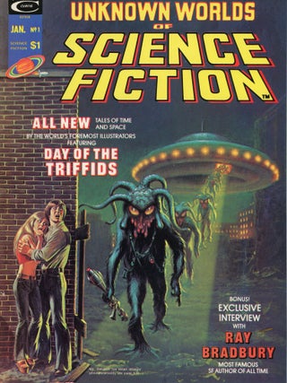 #173110) STAN LEE PRESENTS: UNKNOWN WORLDS OF SCIENCE FICTION. January - November 1975, numbers...
