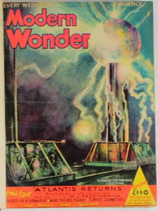 MODERN WONDER. 22 May 1937-16 October 1937 (volume 1, numbers 1-22); 23 October 1937-14 May 1938 (volume 2, numbers 23-52).
