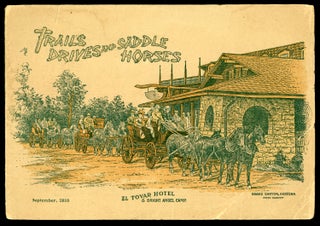 #173523) TRAILS[,] DRIVES AND SADDLE HORSES[.] EL TOVAR HOTEL & BRIGHT ANGEL CAMP. GRAND CANYON,...