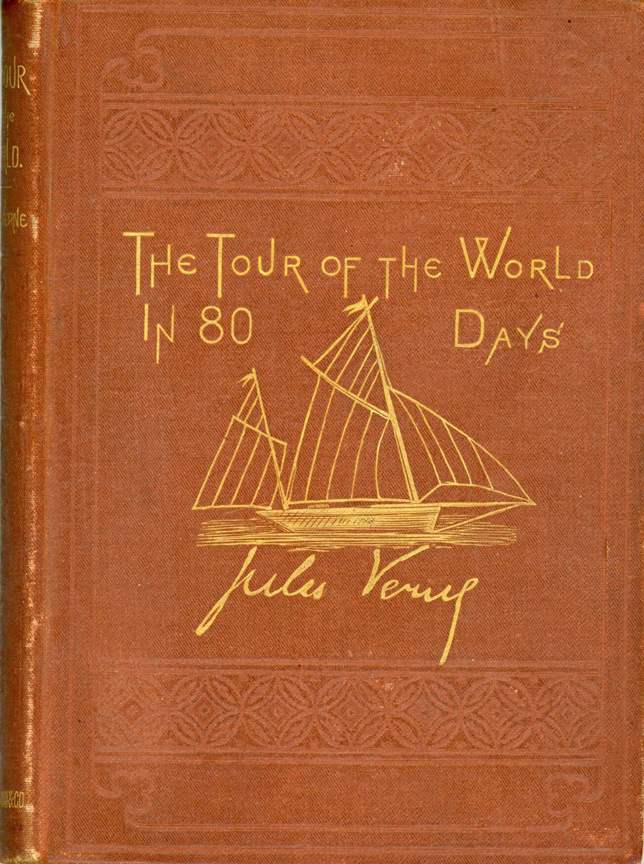 THE TOUR OF THE WORLD IN EIGHTY DAYS | Jules Verne | First edition