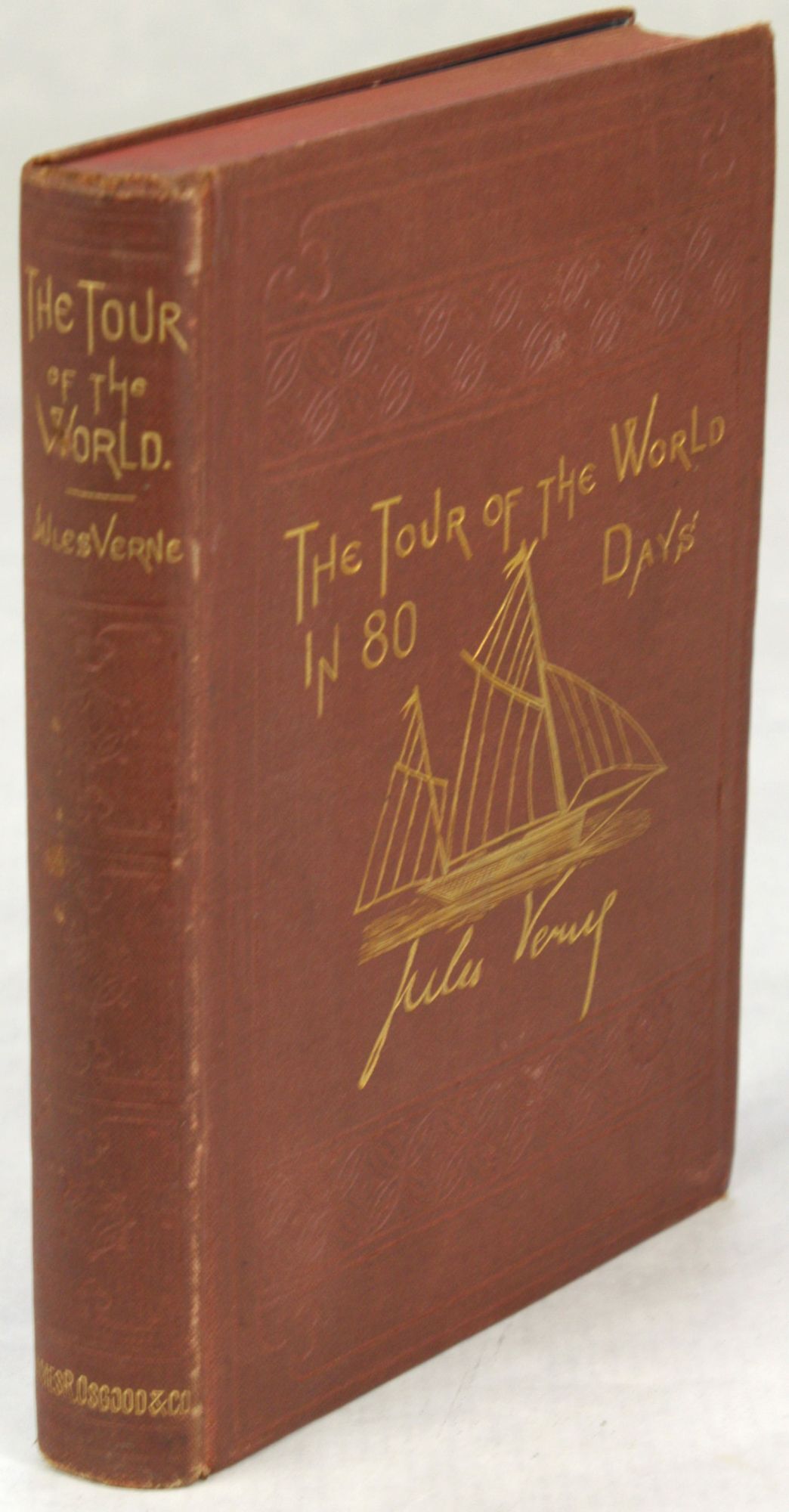 THE TOUR OF THE WORLD IN EIGHTY DAYS | Jules Verne | First edition in