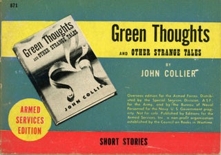 #173699) GREEN THOUGHTS AND OTHER STRANGE TALES. John Collier