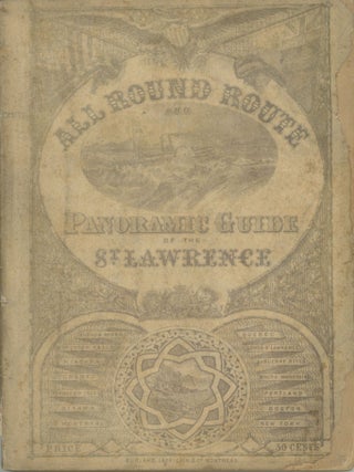 #174402) CHISHOLM'S ALL ROUND ROUTE AND PANORAMIC GUIDE OF THE ST. LAWRENCE: THE HUDSON RIVER;...