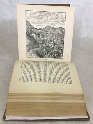 HISTORY OF THE BIG BONANZA: AN AUTHENTIC ACCOUNT OF THE DISCOVERY, HISTORY, AND WORKING OF THE WORLD RENOWNED COMSTOCK SILVER LODE OF NEVADA INCLUDING THE PRESENT CONDITION OF THE VARIOUS MINES SITUATED THEREON; SKETCHES OF THE MOST PROMINENT MEN INTERESTED IN THEM; INCIDENTS AND ADVENTURES CONNECTED WITH MINING, THE INDIANS AND THE COUNTRY; AMUSING STORIES, EXPERIENCES, ANECDOTES, &c., &c. AND A FULL EXPOSITION OF THE PRODUCTION OF PURE SILVER by Dan De Quille. (William Wright.) Profusely Illustrated. Sold by Subscription Only.