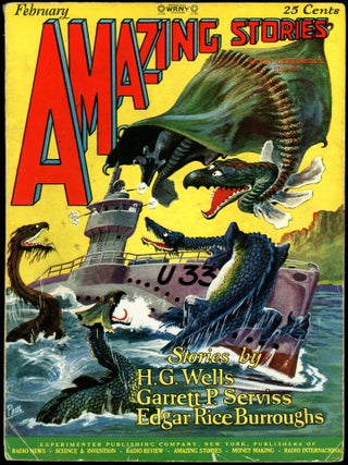 #175949) AMAZING STORIES. February 1927 ., Hugo Gernsback, number 11 volume 1