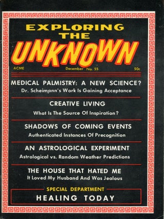 #176511) EXPLORING THE UNKNOWN. December 1969 ., Robert A. W. Lowndes, number 1 volume 10