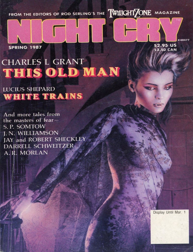 Alan Rodes Books NIGHT CRY. Spring 1987 ., Alan Rodgers, number