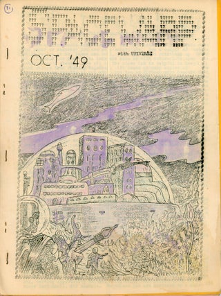 #177036) SPACEWARP. October 1949 ., Arthur H. Rapp, number 1 volume 6