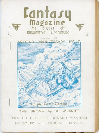 #177049) FANTASY MAGAZINE . September 1934 ., Julius Schwartz, number 1 volume 4, whole number...