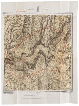 #177183) Topographical map of the Yosemite Valley and vicinity. U. S. Geological Surveys West of...