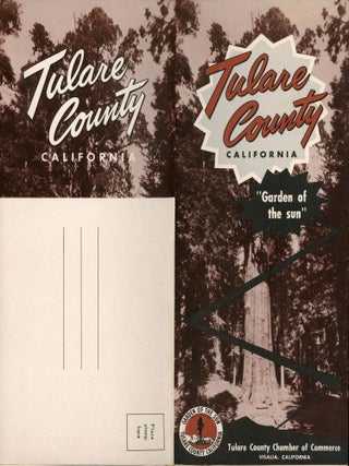 #177298) TULARE COUNTY CALIFORNIA "GARDEN OF THE SUN" TULARE COUNTY CHAMBER OF COMMERCE VISALIA,...