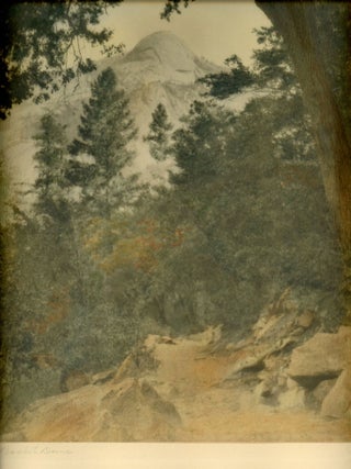 #177478) [Yosemite Valley] Basket Dome. Hand tinted photograph. UNIDENTIFIED PHOTOGRAPHER