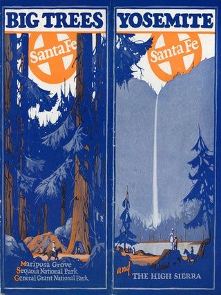 #178428) Yosemite and the High Sierra [cover title]. TOPEKA AND SANTA FE RAILWAY COMPANY ATCHISON