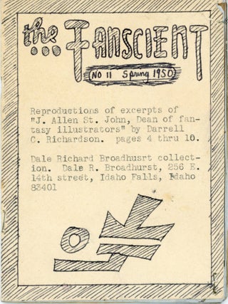 #178610) THE. Spring 1950 . FANSCIENT, Donald B. Day, number 1 volume 4, whole number 11