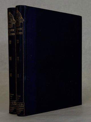 #178737) VATHEK WITH THE EPISODES OF VATHEK ... Edited with a Historical Introduction and Notes...