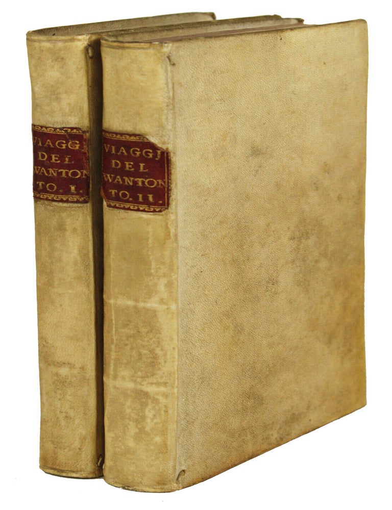 (#179076) VIAGGI DI ENRICO WANTON ALLE TERRE INCOGNITE AUSTRALI, ED AI PAESE DELLE SCIMIE, NE'QUALI SI SPIEGANO IL CARATTERE LI COSTUMI LE SCIENZE, E LA POLIZIA DI QUEGLI STRAORDINARJ ABITANTI. Tradotti da un Manoscritto Inglese, con Figure in Rame. Zaccaria . Seriman, Zacharias Sceriman.
