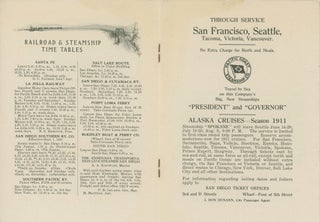 SAN DIEGO SOUTHERN RAILWAY COMPANY EXCURSIONS TO TIA JUANA, MEXICO & SWEETWATER DAM.