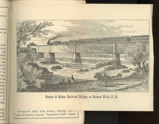 HAND-BOOK OF THE BOSTON AND MAINE RAILROAD, TO SUBURBAN HOMES, SEA-SHORE, LAKE, AND THE WHITE MOUNTAINS. TOGETHER WITH FULL DESCRIPTIONS OF THE CITIES, TOWNS, AND VILLAGES ALONG ITS LINE, WITH A SCHEDULE OF FARES, EITHER BY SINGLE, PACKAGE, EXCURSION, OR SEASON TICKET, AND LIST OF TROUT STREAMS ON THIS RAILROAD. Compiled by Edward O. Skelton.