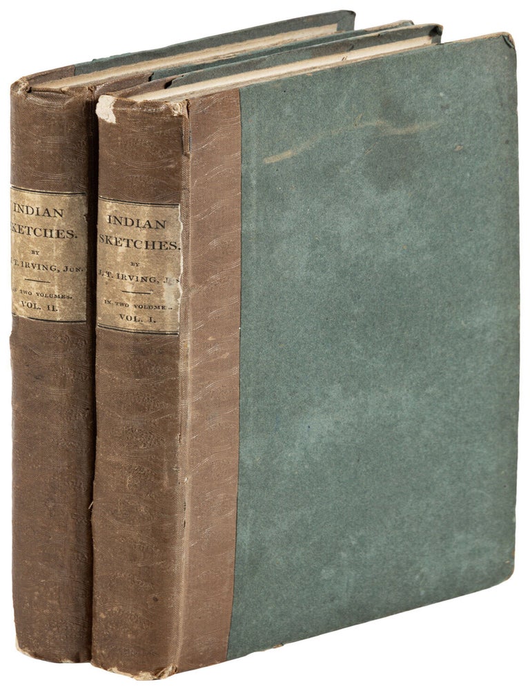 (#179167) INDIAN SKETCHES, TAKEN DURING AN EXPEDITION TO THE PAWNEE AND OTHER TRIBES OF AMERICAN INDIANS. John Treat Irving, Jr.