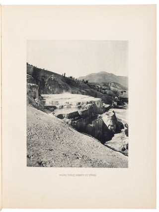 YELLOWSTONE NATIONAL PARK IN PHOTO GRAVURE PUBLISHED AND COPYRIGHTED 1891 F. JAY HAYNES & BRO. 392 JACKSON ST. ST. PAUL, MINN. ...