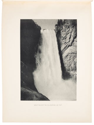 YELLOWSTONE NATIONAL PARK IN PHOTO GRAVURE PUBLISHED AND COPYRIGHTED 1891 F. JAY HAYNES & BRO. 392 JACKSON ST. ST. PAUL, MINN. ...