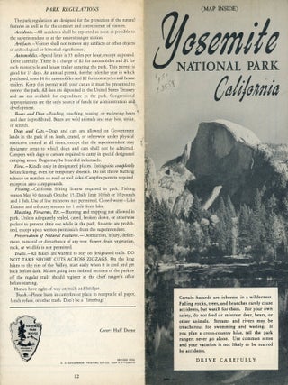 #179319) Yosemite National Park California ... [cover title]. UNITED STATES. DEPARTMENT OF THE...