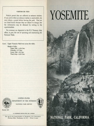 #179331) Yosemite National Park, California [cover title]. UNITED STATES. DEPARTMENT OF THE...