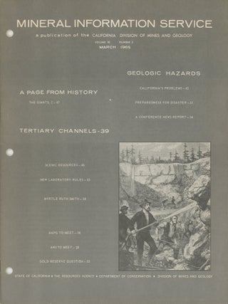 #179344) MINERAL INFORMATION SERVICE. March 1965, number 3 volume 18