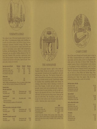 #179409) No title [Accommodations and guest services]. YOSEMITE PARK AND CURRY COMPANY