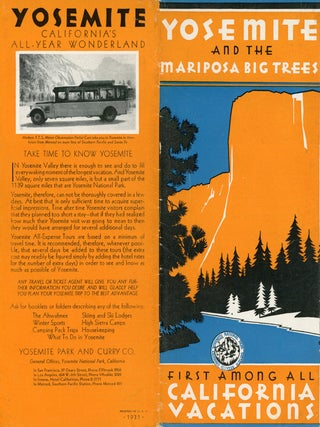 #179453) Yosemite and the Mariposa Big Trees[.] First among all California vacations [cover...