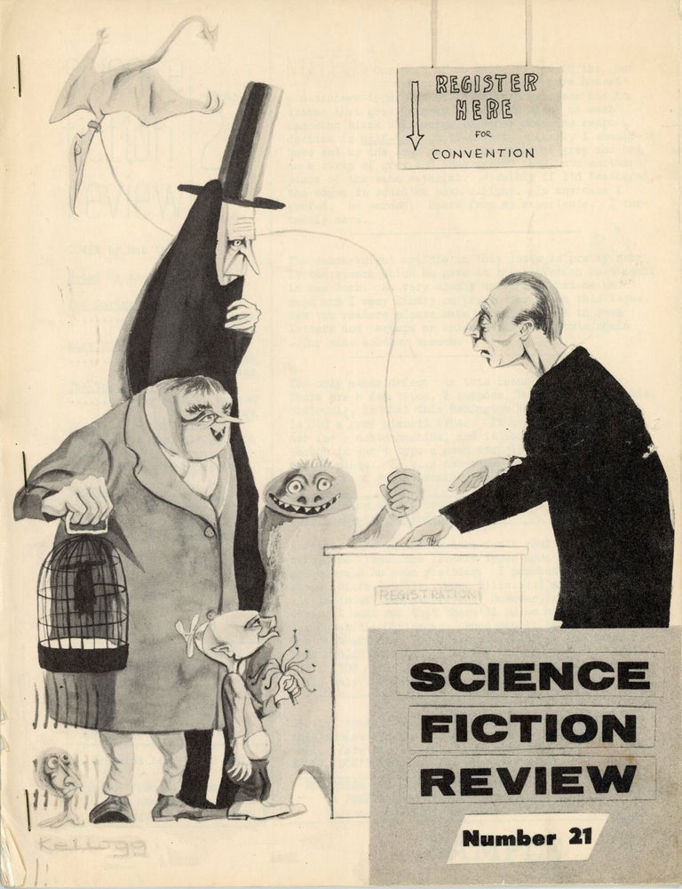 (#179507) SCIENCE FICTION REVIEW . August 1955 ., Richard E. Geis, number 21, formerly PSYCHOTIC.