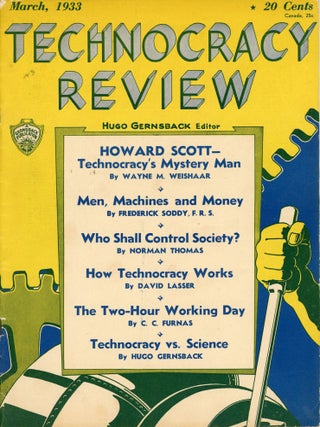 TECHNOCRACY REVIEW. February-March 1933 (volume 1, numbers 1-2). Edited by Hugo Gernsback.