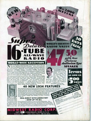 EVERYDAY SCIENCE AND MECHANICS. September 1933 (volume 4, number 9). Edited by Hugo Gernsback.