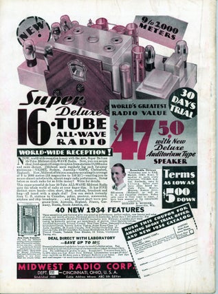 EVERYDAY SCIENCE AND MECHANICS. September 1933 (volume 4, number 9). Edited by Hugo Gernsback.
