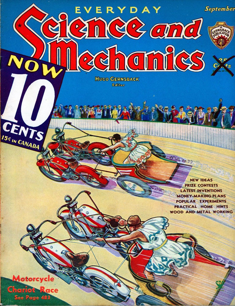 (#179520) EVERYDAY SCIENCE AND MECHANICS. September 1934 ., Hugo Gernsback, number 8 volume 5.